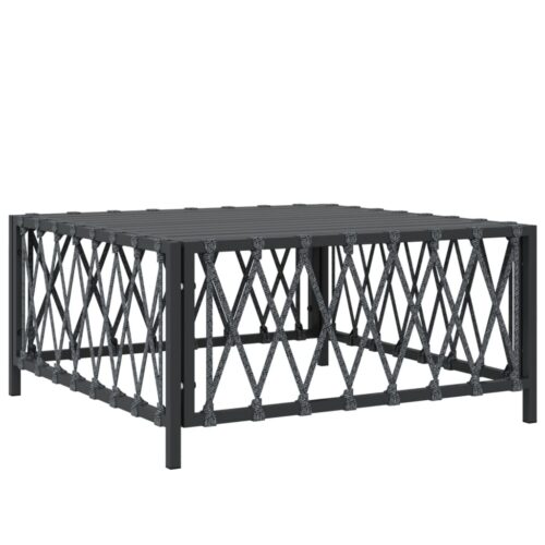 5-Piece Garden Lounge Set with Cushions Anthracite Steel - Image 7