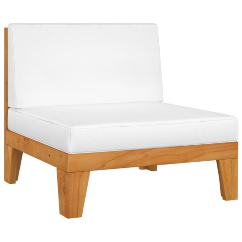 5-Piece Garden Lounge Set with Cushions Acacia Wood Timber Outdoor Patio Furniture - Image 4