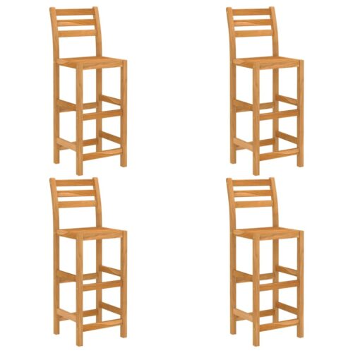 5-Piece Outdoor Bar Set Acacia Wood Timber Outdoor Patio Furniture - Image 4