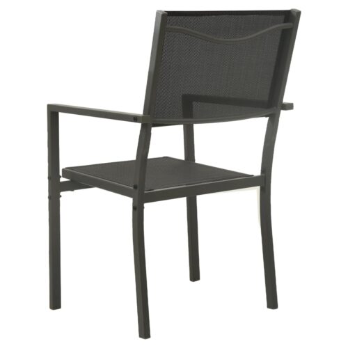 5-Piece Outdoor Dining Set Steel - Image 11