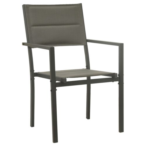 5-Piece Outdoor Dining Set Steel - Image 8