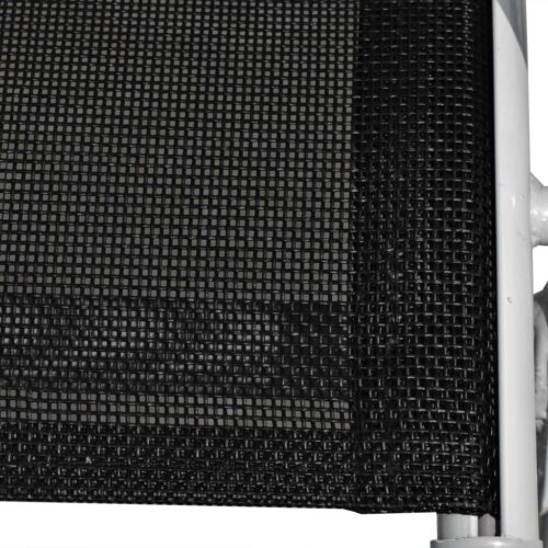 5-Piece Outdoor Dining Set Steel Black - Image 10