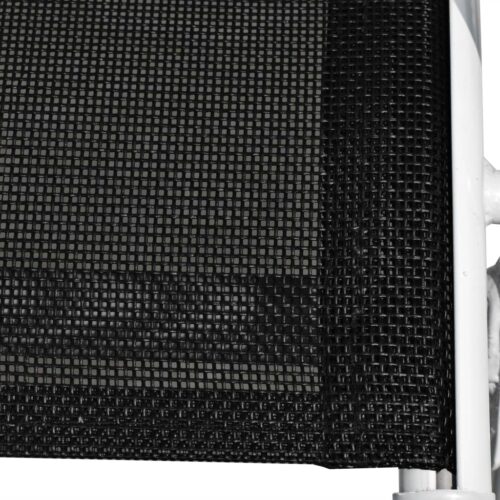 5-Piece Outdoor Dining Set Steel Black - Image 8