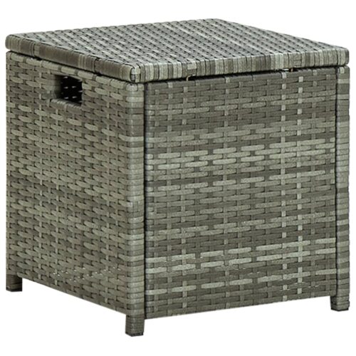 6-Piece Garden Lounge Set with Cushions Poly Rattan Wicker Outdoor Patio Furniture Grey - Image 8