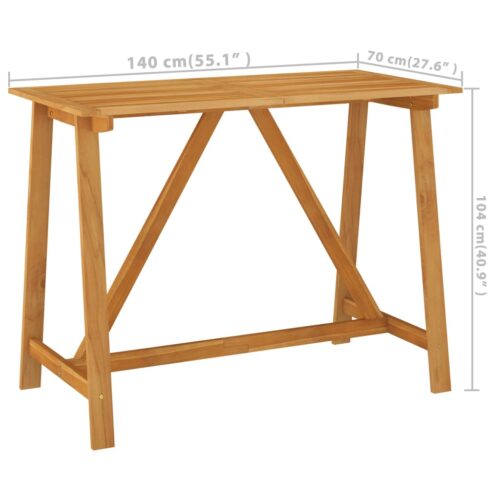 7-Piece Garden Bar Set Grey - Image 11