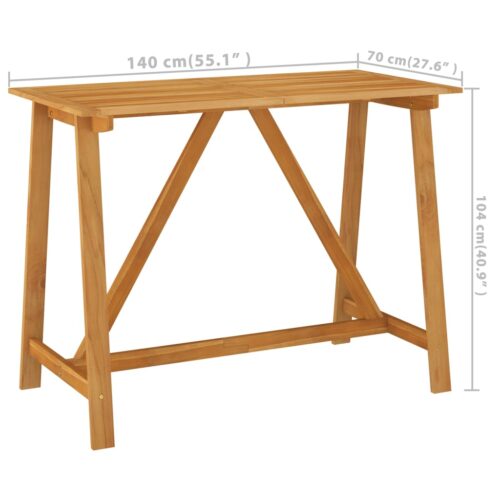 7-Piece Garden Bar Set with Cushions Black - Image 11