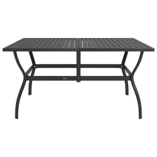 7-Piece Garden Dining Set Textilene Steel Outdoor Patio Furniture - Image 4