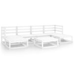 7-Piece Garden Lounge Set Pine Wood Outdoor Patio Furniture