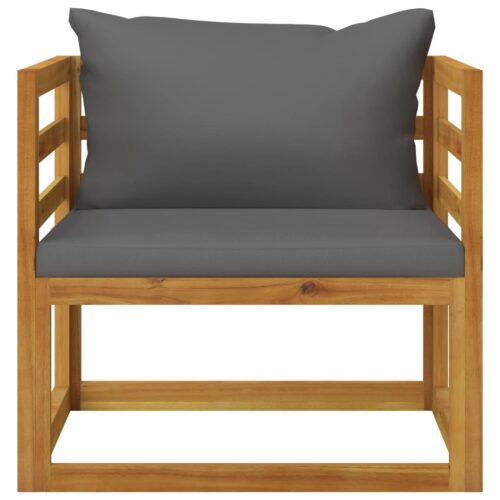 7-Piece Garden Lounge Set with Cushion Acacia Wood Timber Outdoor Patio Furniture - Image 11