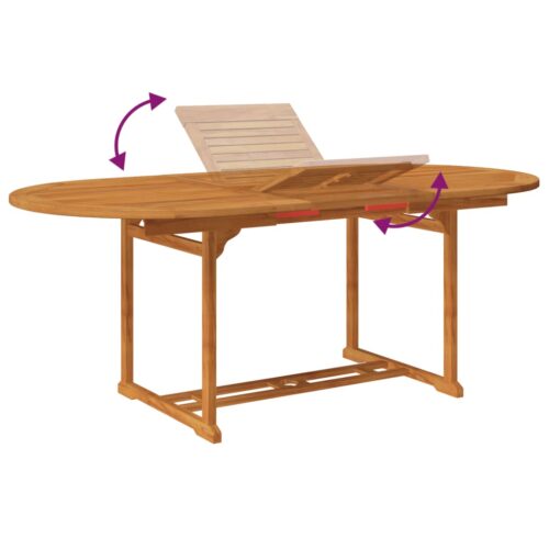 7-Piece Outdoor Dining Set Acacia Wood Timber Outdoor Patio Furniture - Image 5