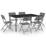 7-Piece Outdoor Dining Set Steel