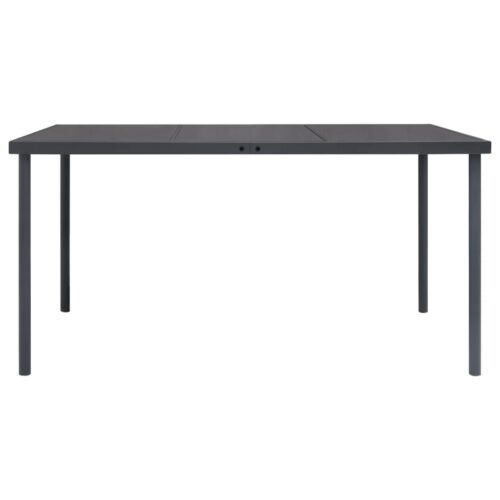 7-Piece Outdoor Dining Set Steel - Image 4