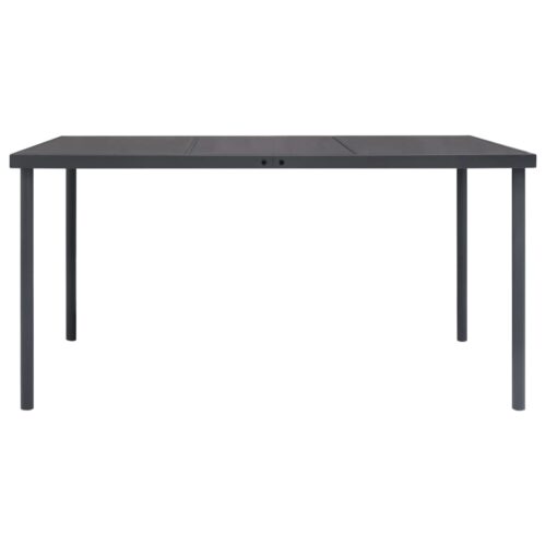 7-Piece Outdoor Dining Set Steel - Image 4