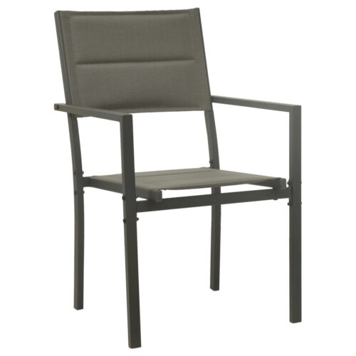 7-Piece Outdoor Dining Set Steel - Image 8