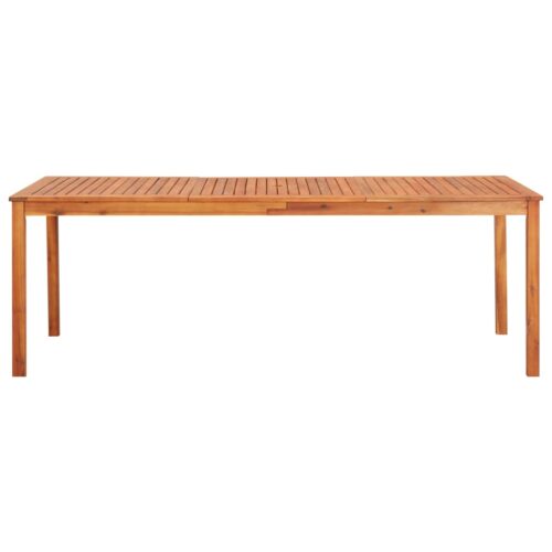 7-Piece Outdoor Dining Set with Cushions Wood Timber Outdoor Patio Furniture Acacia - Image 8