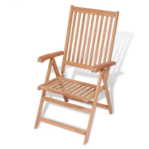 7-Piece Outdoor Dining Set with Folding Chairs Acacia Wood Timber Outdoor Patio Furniture - Image 8