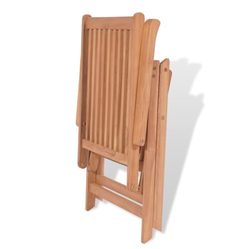 7-Piece Outdoor Dining Set with Folding Chairs Acacia Wood Timber Outdoor Patio Furniture - Image 11