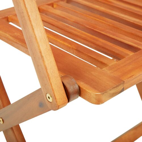9-Piece Folding Outdoor Dining Set Acacia Wood Timber Outdoor Patio Furniture - Image 5