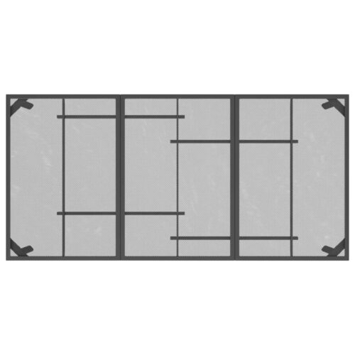 9-Piece Garden Dining Set Anthracite Metal Mesh Outdoor Patio Furniture - Image 7