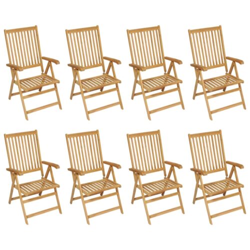 9-Piece Garden Dining Set Acacia Wood Timber Outdoor Patio Furniture - Image 5