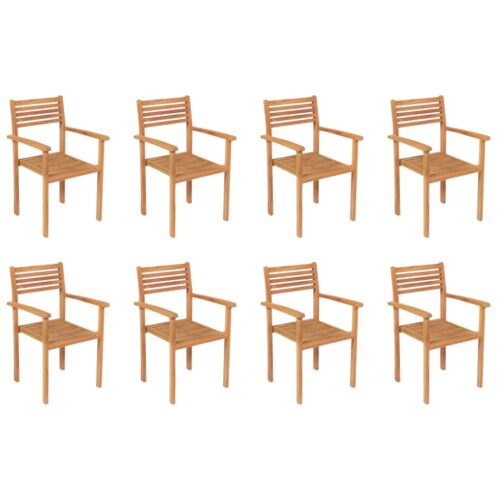 9-Piece Garden Dining Set Acacia Wood Timber Outdoor Patio Furniture - Image 5