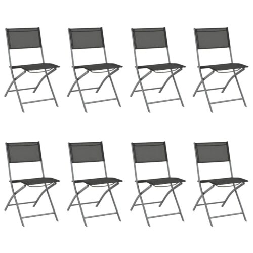 9-Piece Outdoor Dining Set Steel Outdoor Patio Lounge Furniture - Image 3