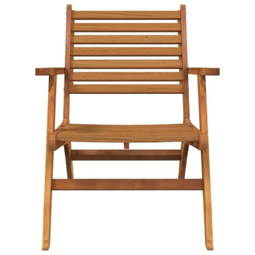 Garden Chairs 2pcs Wood Timber Outdoor Patio Furniture Acacia - Image 4
