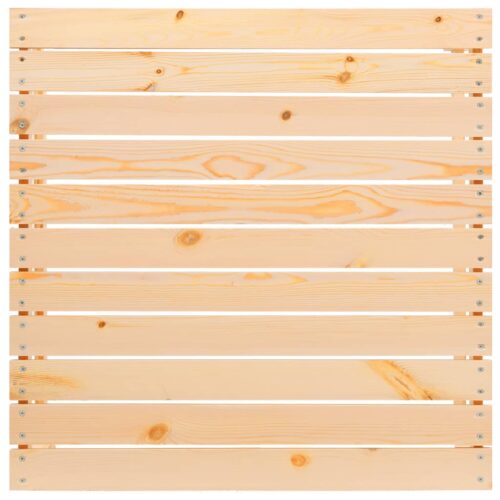 70x70x30cm Pine Wood Outdoor Footstool Garden Patio Bench Ottoman Chair Seat - Image 4