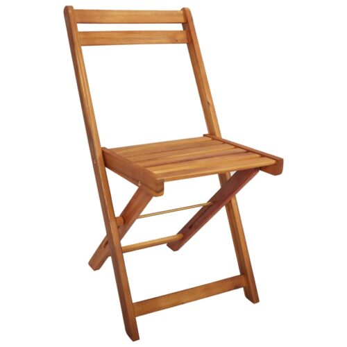Garden Planter Table Bistro Dining Chairs Acacia Wood Timber Outdoor Patio Furniture Set - Image 9