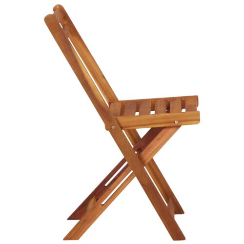 Garden Planter Table Bistro Dining Chairs Acacia Wood Timber Outdoor Patio Furniture Set - Image 11