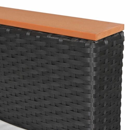 Garden Sofa Outdoor Patio Lounge Seater Chair Rattan Wicker Black Cream White - Image 8