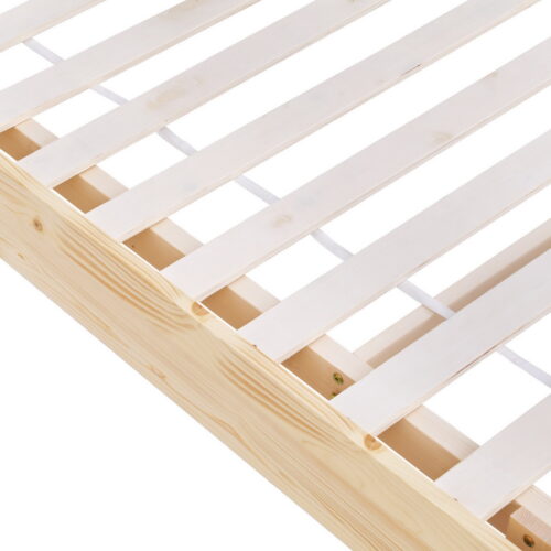 Artiss Bed Frame Double Size Floating Wooden Mattress Base Platform Timber ODIN - Image 3