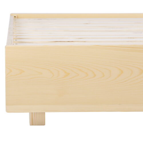 Artiss Bed Frame Queen Size Floating Wooden Mattress Base Platform Timber ODIN - Image 4