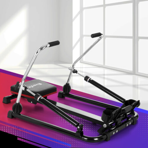 Everfit Rowing Machine 12 Levels Hydraulic Rower Fitness Gym Home Cardio - Image 7