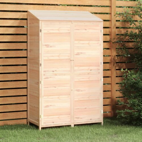 Garden Shed 102x52x174.5cm Solid Wood Fir - Image 2
