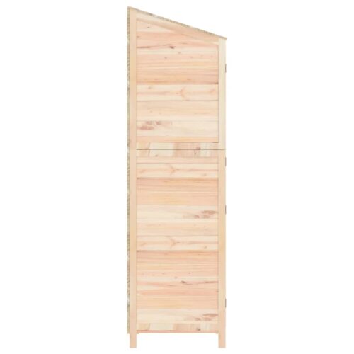 Garden Shed 102x52x174.5cm Solid Wood Fir - Image 5