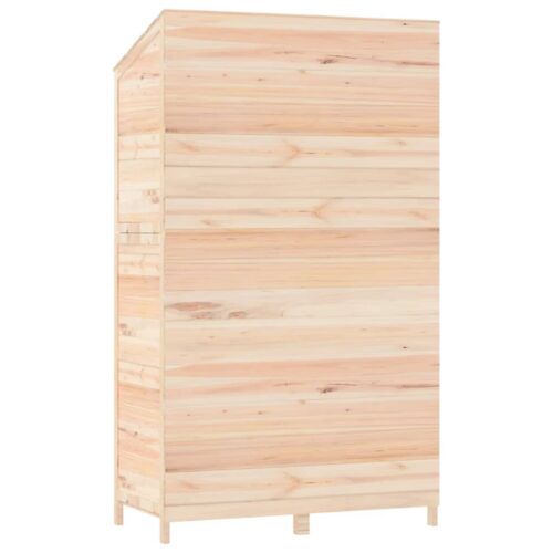Garden Shed 102x52x174.5cm Solid Wood Fir - Image 6