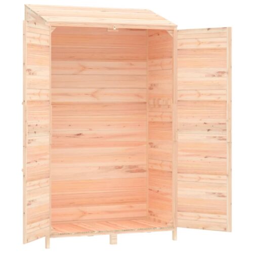 Garden Shed 102x52x174.5cm Solid Wood Fir - Image 7
