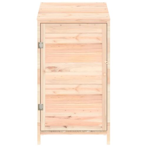 Garden Shed 55x52x112cm Solid Wood Fir - Image 3