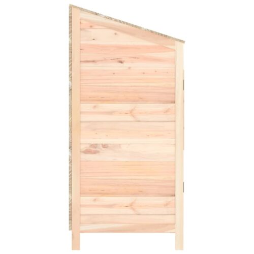 Garden Shed 55x52x112cm Solid Wood Fir - Image 5