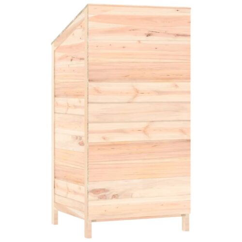 Garden Shed 55x52x112cm Solid Wood Fir - Image 6