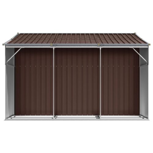 Garden Shed Outdoor Storage Tool Workshop Sheds 277x279x179cm Galvanised Steel - Image 6