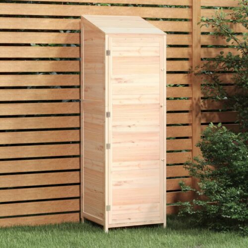 Garden Shed 55x52x174.5cm Solid Wood Fir - Image 2