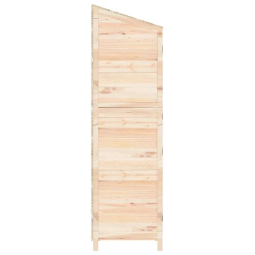 Garden Shed 55x52x174.5cm Solid Wood Fir - Image 5