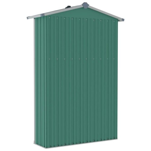 Garden Shed Green 116x45x175cm Galvanised Steel - Image 6