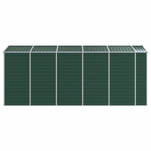 Garden Shed Green 191x470x198cm Galvanised Steel - Image 6