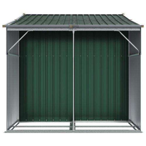 Garden Shed Green 277x192.5x179cm Galvanised Steel - Image 6