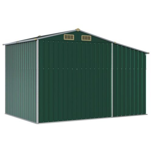 Garden Shed Green 277x192.5x179cm Galvanised Steel - Image 7