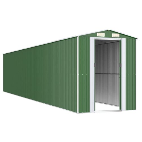 Garden Shed Green 192x1021x223cm Galvanised Steel - Image 3