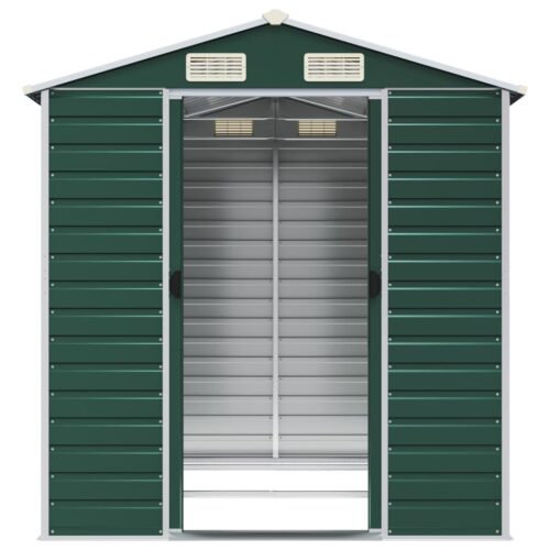 Garden Shed Green 191x215x198cm Galvanised Steel - Image 5